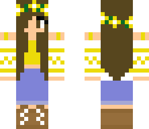 cute yellow girl