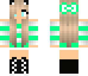 cute black and lime girl
