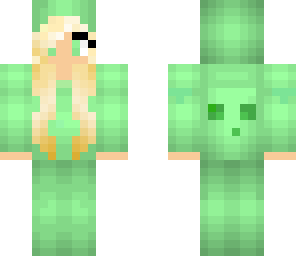 slime girl in onesie