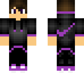 purple nike boy