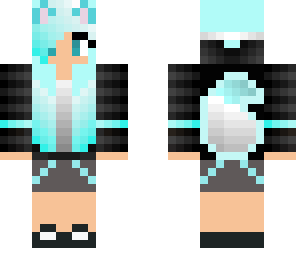 blue wolf girl edit