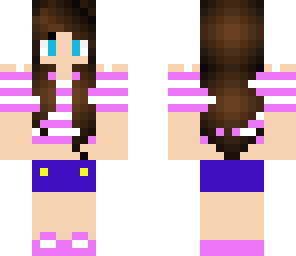purple teen girl