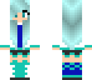 blue girl