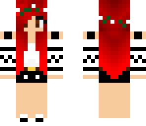 red weird girl