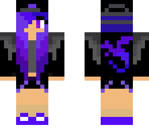 purple dragon girl