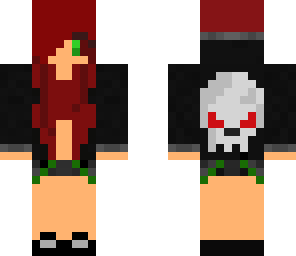punk girl green
