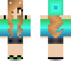 green fades girl