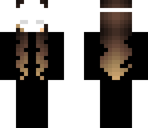female wearing slenderman outfit