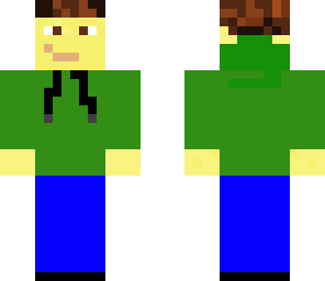 green hoodie kid