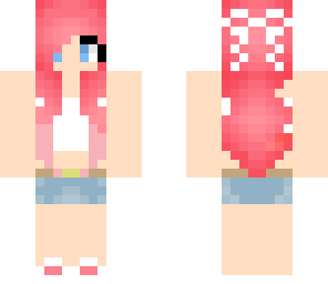 pink summer girl