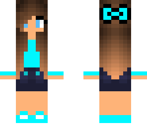 aqua varsity girl