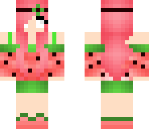 herobrine watermelon girl