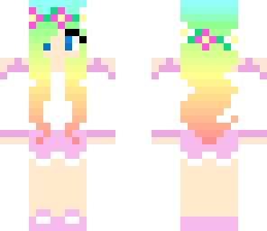 rainbow flower girl