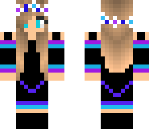 colourful cute girl