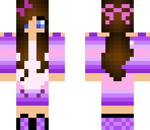 natural purple girl