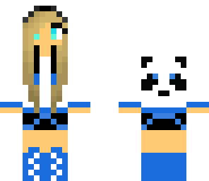 panda girl recolor