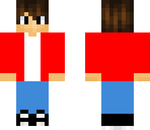 cool in a red jacket