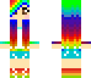 rainbow girl