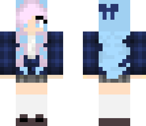 cotton candy school girl