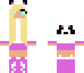 pink panda girl