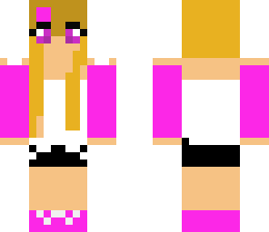 peacefull pink girl