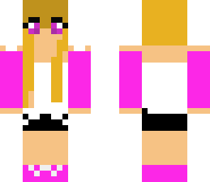 peacefull pink girl