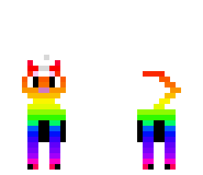rainbow unicorn cat