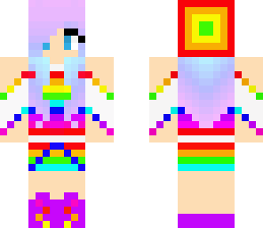 rainbow girl
