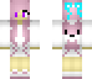 pink fox girl