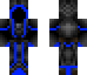 cool blue mage skin