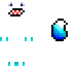 yeti with wolf tail
