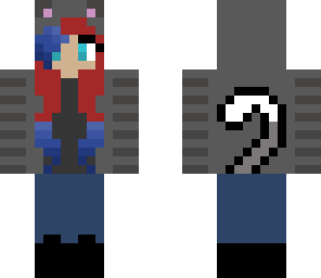 cat girl with highlights