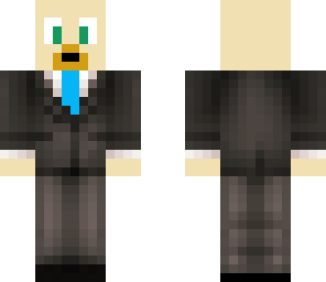 bird in suit