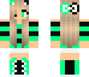 black and lime girl