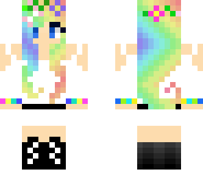 edited rainbow girl
