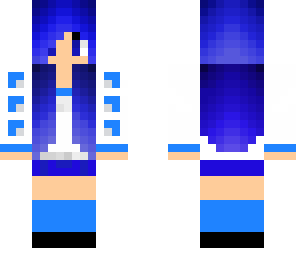 blue girl