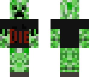 creeper in die t-shirt