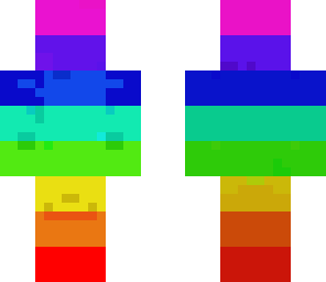 rainbow skin