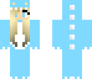 blue dino girl