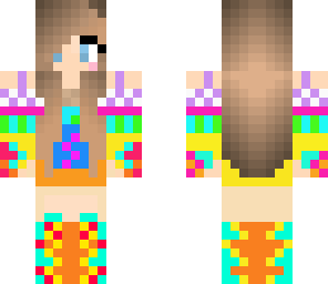 awesome crazzy rainbow girl
