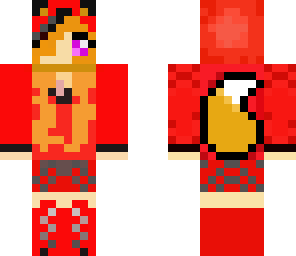 cute red wolf girl