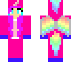 pink fluffy unicors dancing on rainbows