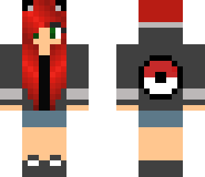 gray pokemon girl