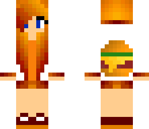hamburger girl
