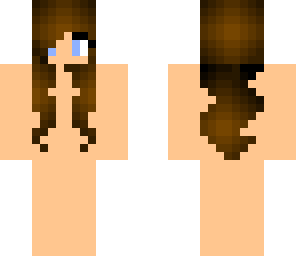 blank skin with hair