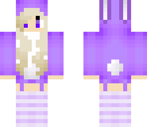 purple bunny girl