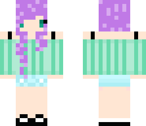 stripy purple chibi