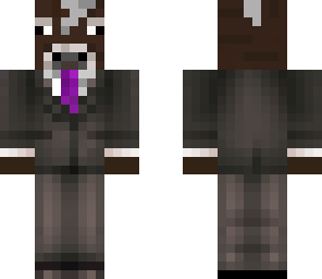 purple tie cow