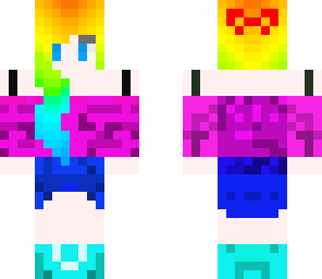rainbow girl