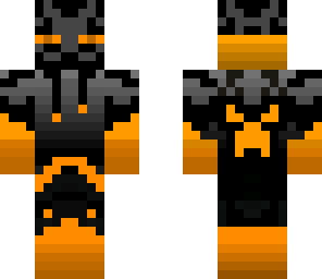 orange hoodie enderman